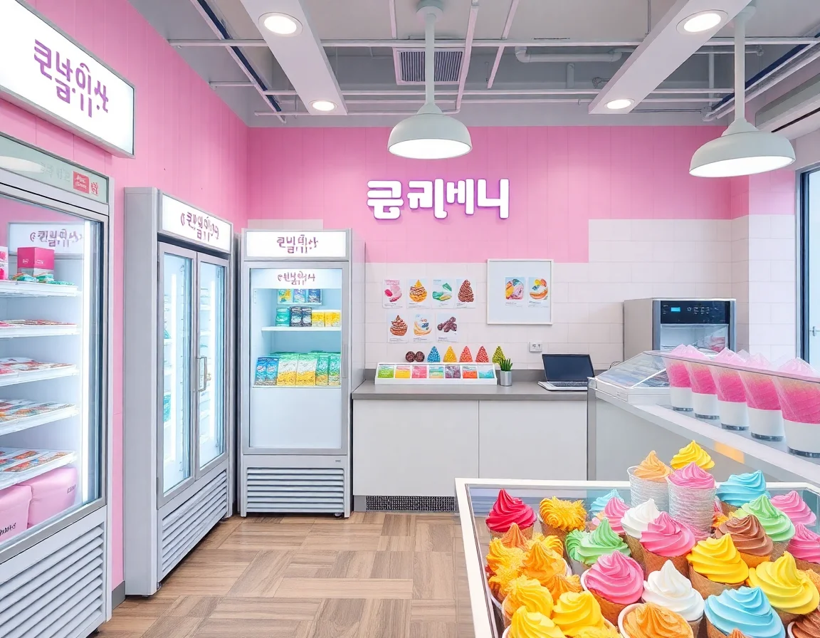 유튜브 체험 콘텐츠 — 무인 아이스크림 가게 브이로그